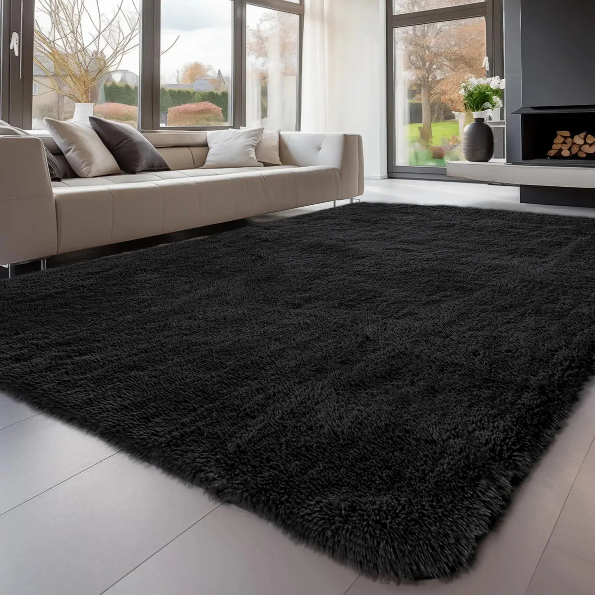 Shag Area Rugs for Bedroom & Living Room, Ultra Soft Fluffy Area Rugs for Dorm, Indoor Carpets, Nursery Rugs for Kids, Home Decorative Rugs