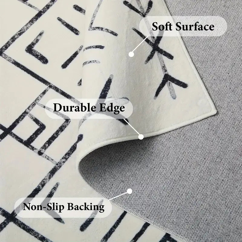 Anime Sun Pattern Rug, Decorative Area Rug, Creative Decorative Carpet for Living Room, Room Decor for Young Adults, Festival Gift, Fashionable Home Accessory, Decorative Rugs