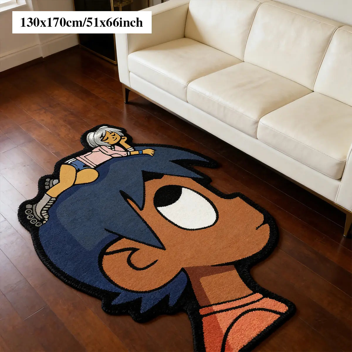 Hip-Hop Style Bedroom Rug, Sheepskin-Like Hallway Carpet, Soft Area Rug, Soft and Comfortable, Fun Design, Home Decor, Perfect for Entryways, Entrance Rug, House Decor Rug