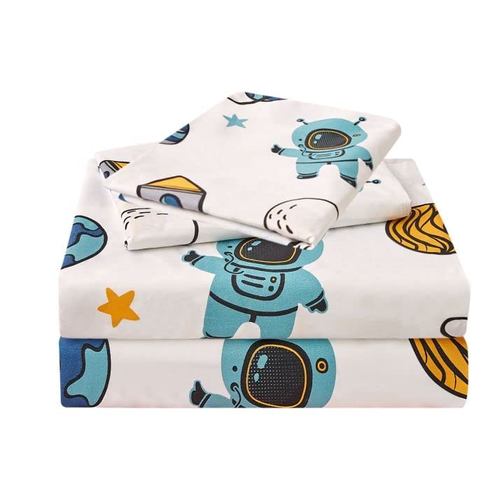 JSD Pink Unicorn Rainbow Kids Full Sheet Set for Girls 4 Piece