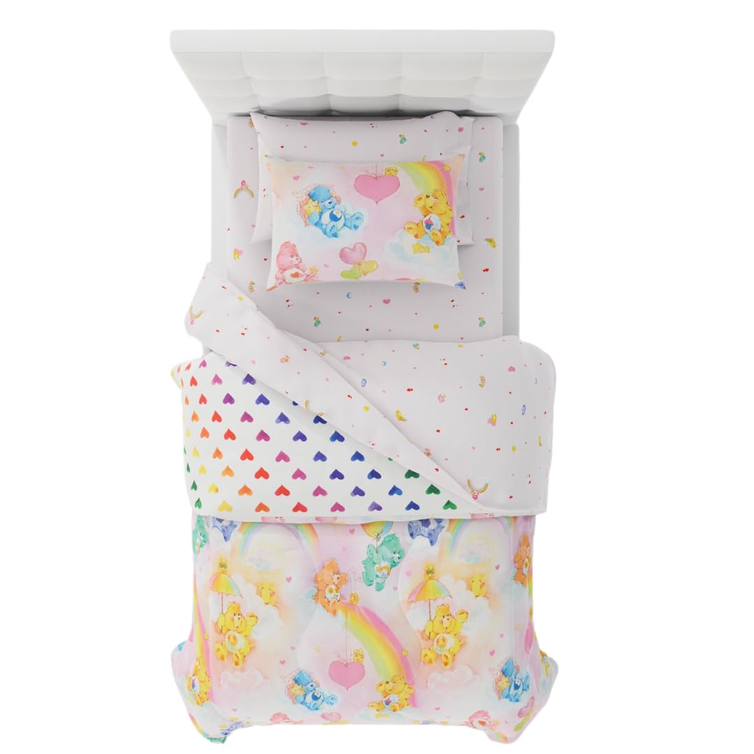 Franco Kids Bedding Super Soft Comforter and Sheet Set with Sham, 5 Piece Twin Size, Hello Kitty