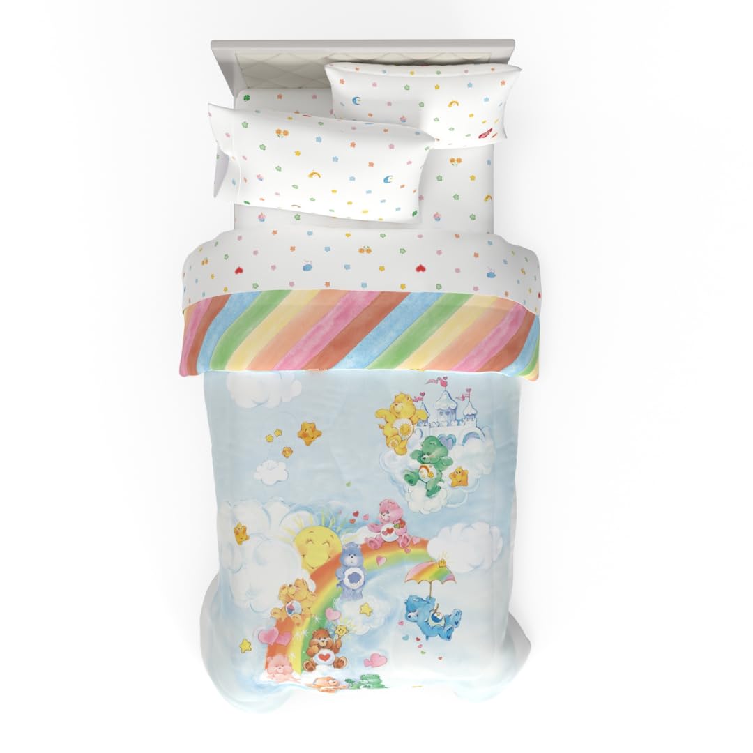 Franco Kids Bedding Super Soft Comforter and Sheet Set with Sham, 5 Piece Twin Size, Hello Kitty