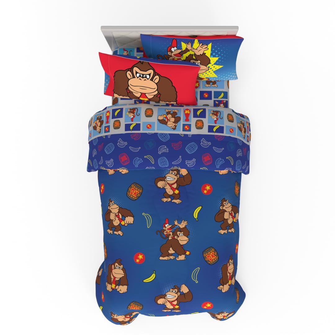 Franco Kids Bedding Super Soft Comforter and Sheet Set with Sham, 7 Piece Full Size, Paw Patrol