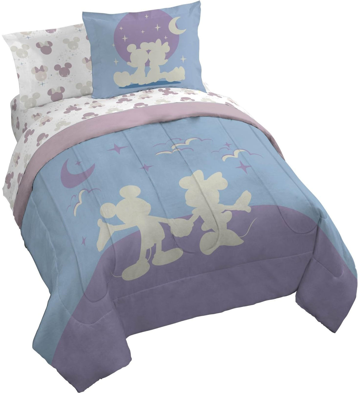 Disney Lilo and Stitch Full Size Comforter Set 7 Piece Bedding, Multi