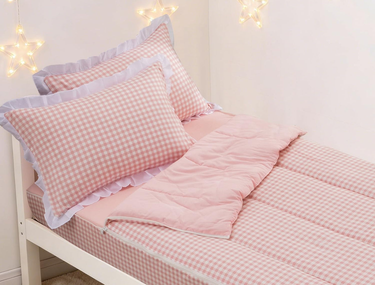 Meeting Story Zipper Bedding Twin Zip Up Bedding Set for Girls/Kids