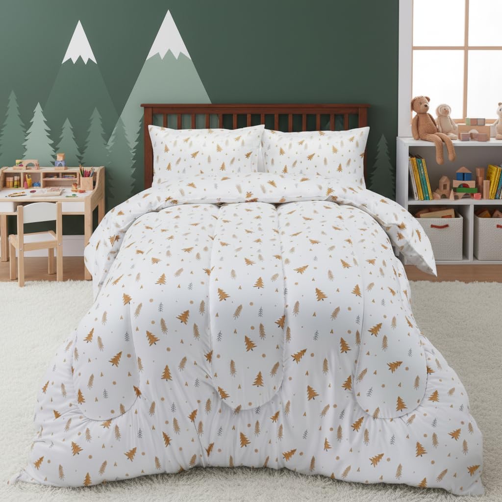 Utopia Bedding 3 Pc Kids Twin Comforter Set, Dinosaur