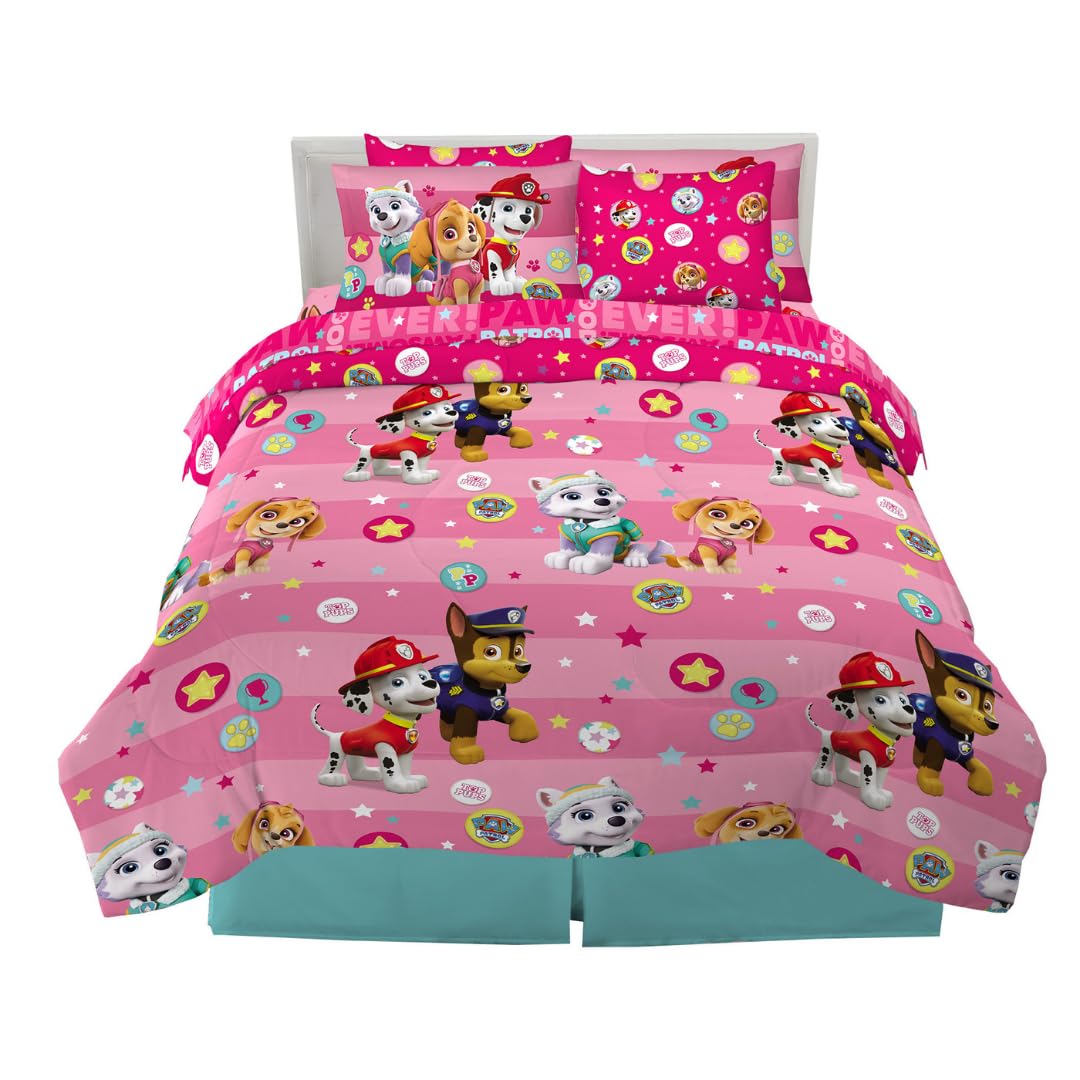 Peppa Pig Kids Bedding Super Soft & Cozy Reversible Microfiber Comforter and Sheet Set with Sham, 5 Piece Twin Size, (Officially Licensed Product) By Franco