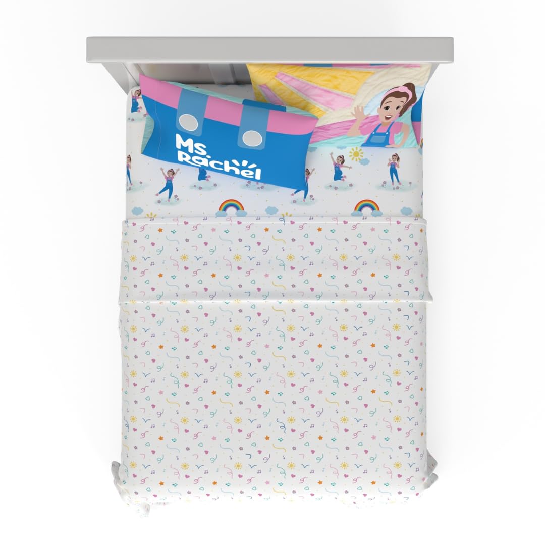 Paw Patrol Girls Kids Bedding Super Soft Microfiber Sheet Set, Twin, (Official) Nickelodeon Product By Franco