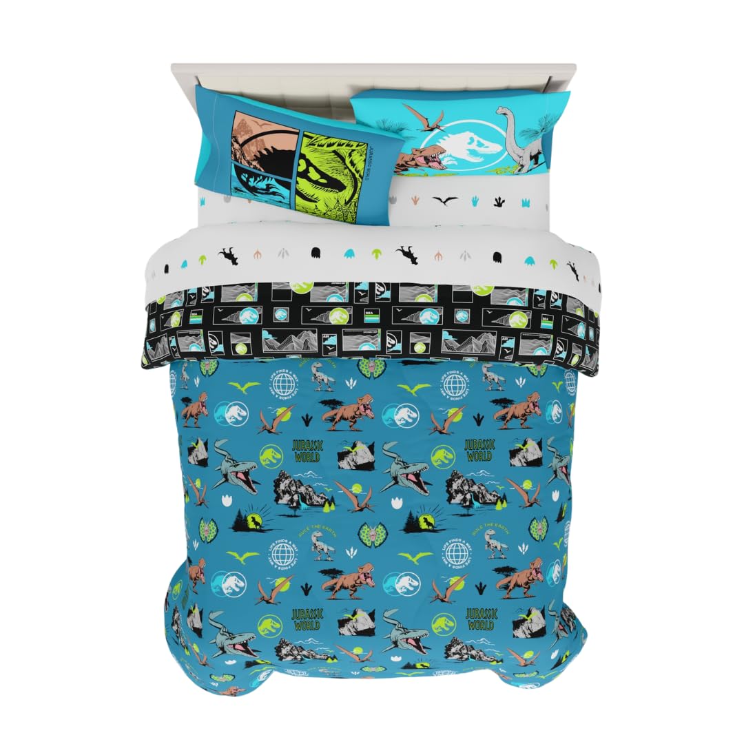 Franco Kids Bedding Super Soft Comforter and Sheet Set with Sham, 7 Piece Full Size, Paw Patrol