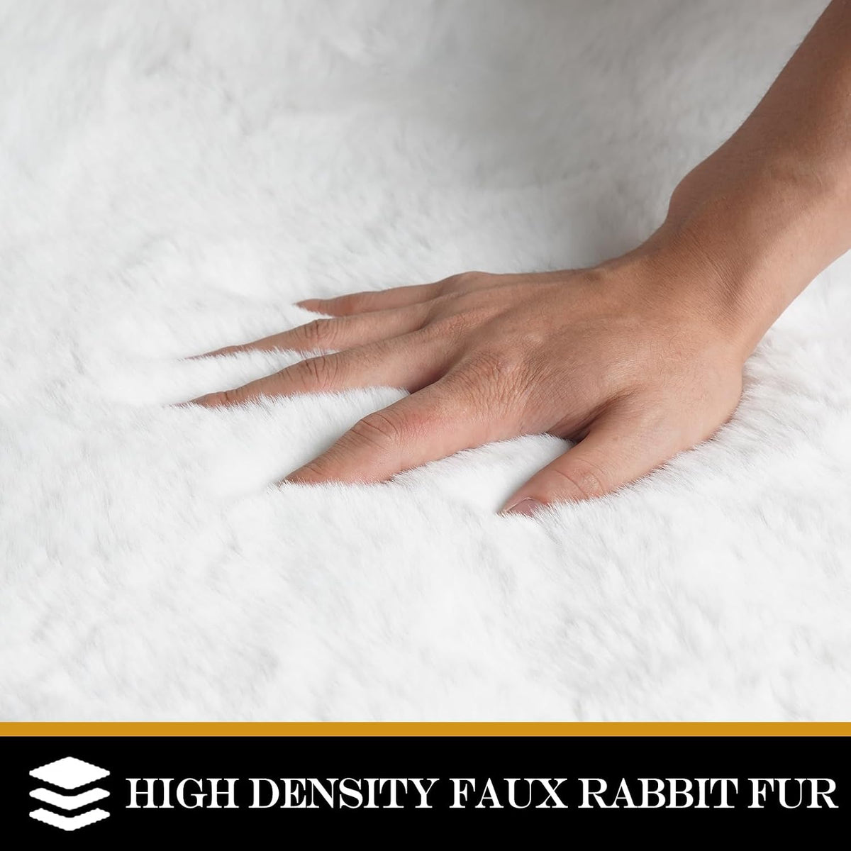 Latepis Washable Rugs 3x5 White Fluffy Shag Rug Shaggy Rug for Living Room Super Soft Area Rugs for Bedroom Nursery