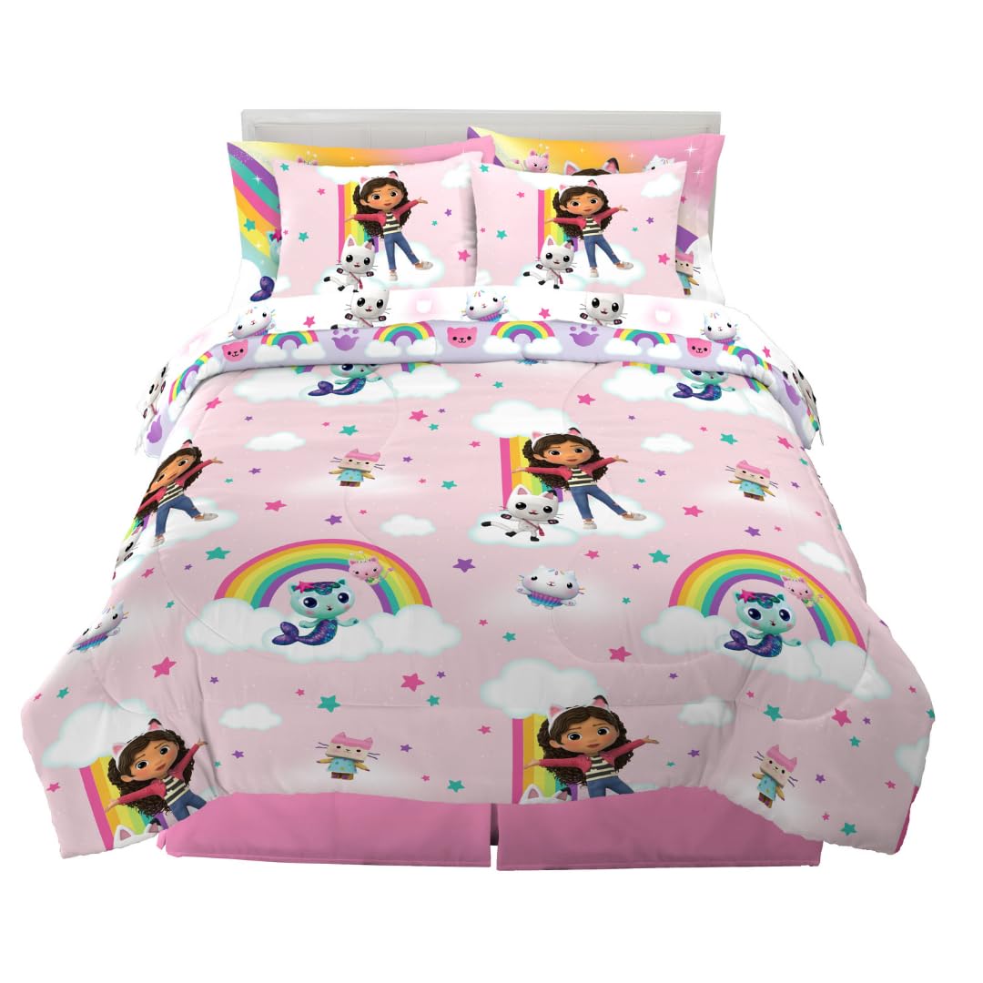 Peppa Pig Kids Bedding Super Soft & Cozy Reversible Microfiber Comforter and Sheet Set with Sham, 5 Piece Twin Size, (Officially Licensed Product) By Franco