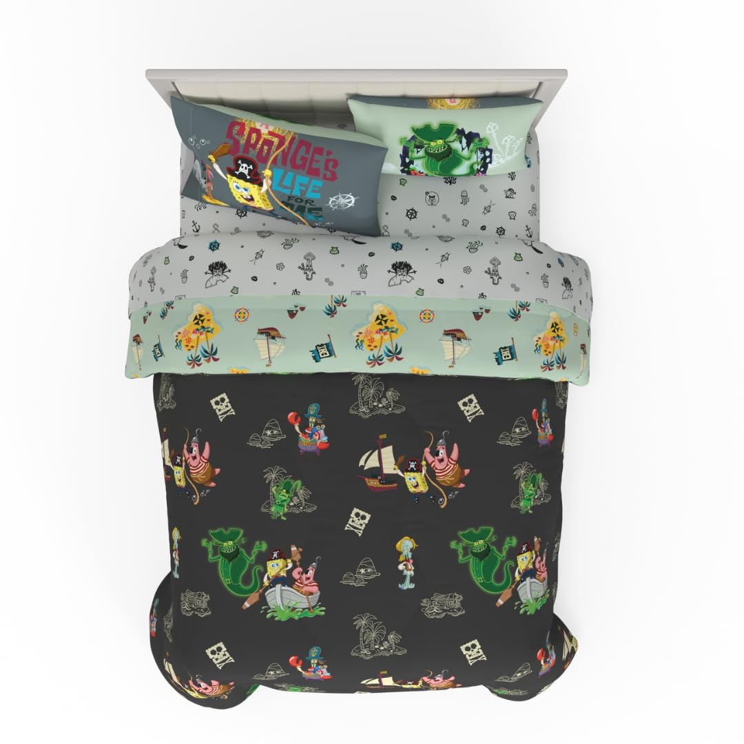 Franco Kids Bedding Super Soft Comforter and Sheet Set with Sham, 7 Piece Full Size, Paw Patrol