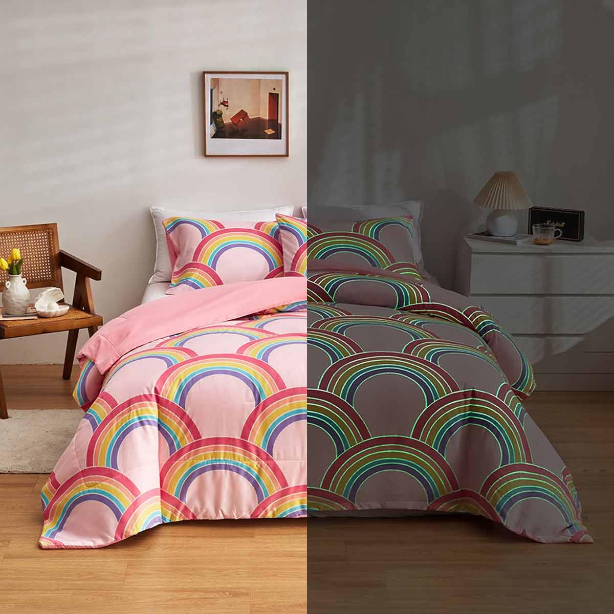 Feelyou Kids Construction Comforter Set Twin Bedding Sets for Boys Toddler Children Cartoon Cars Excavator Tractor Comforter Set Construction Machinery Truck Duvet Set Cars Bed Set with 1 Pillow Case