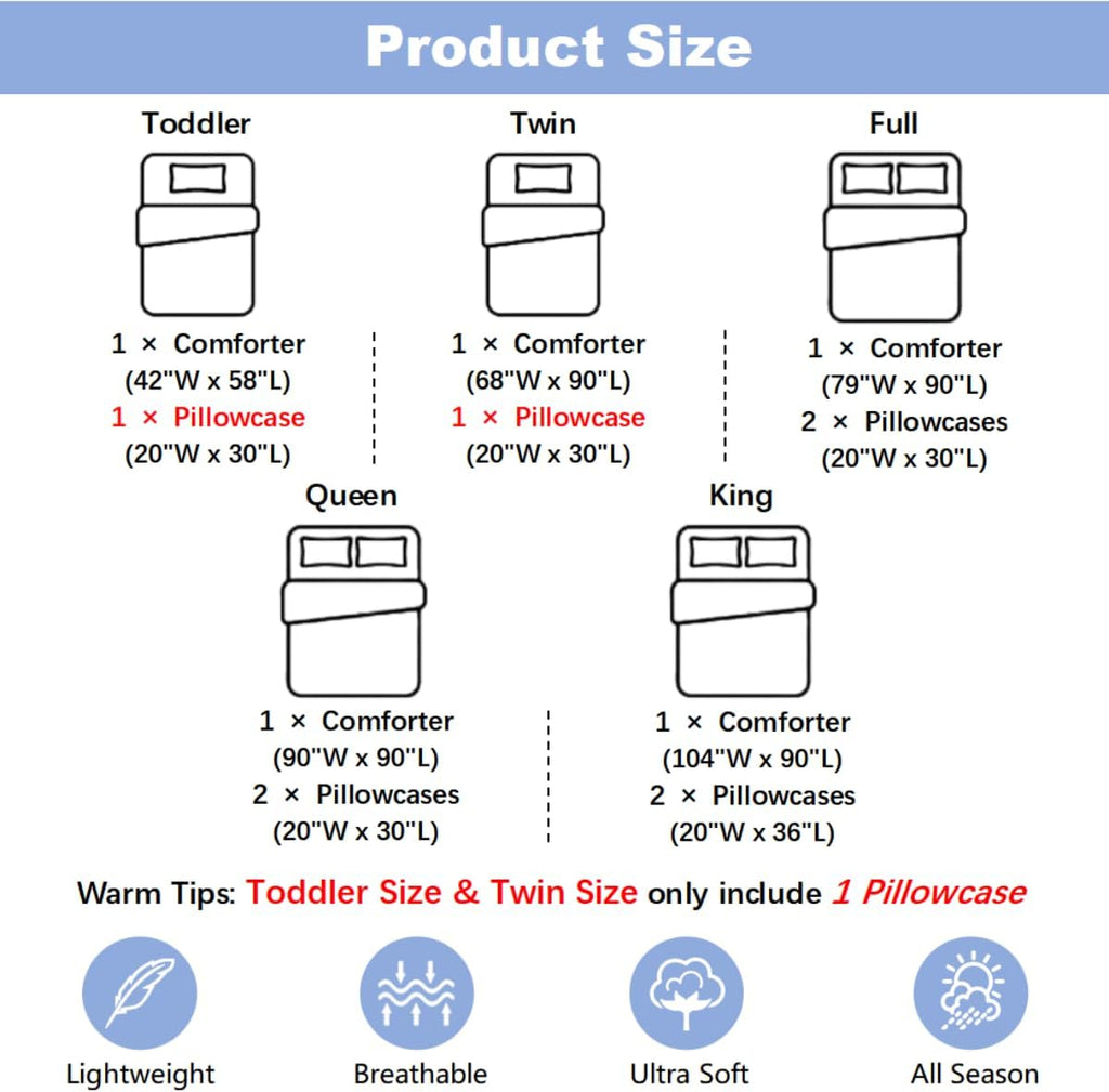 Erosebridal Cartoon Train Comforter Set Twin Kids Bedding for Boys Girls
