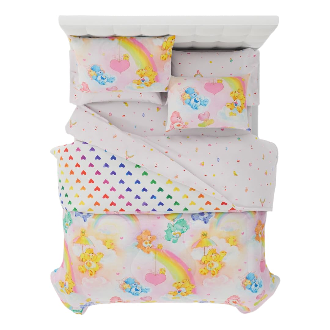Franco Kids Bedding Super Soft Comforter and Sheet Set with Sham, 5 Piece Twin Size, Hello Kitty