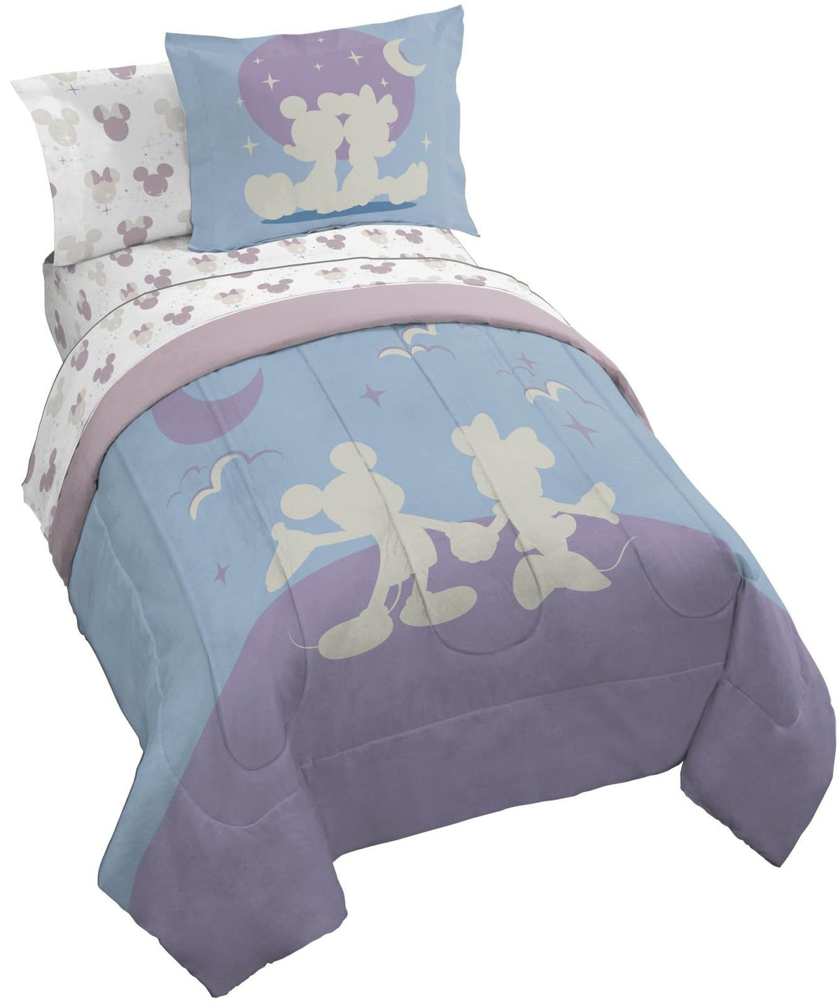 Disney Lilo and Stitch Full Size Comforter Set 7 Piece Bedding, Multi