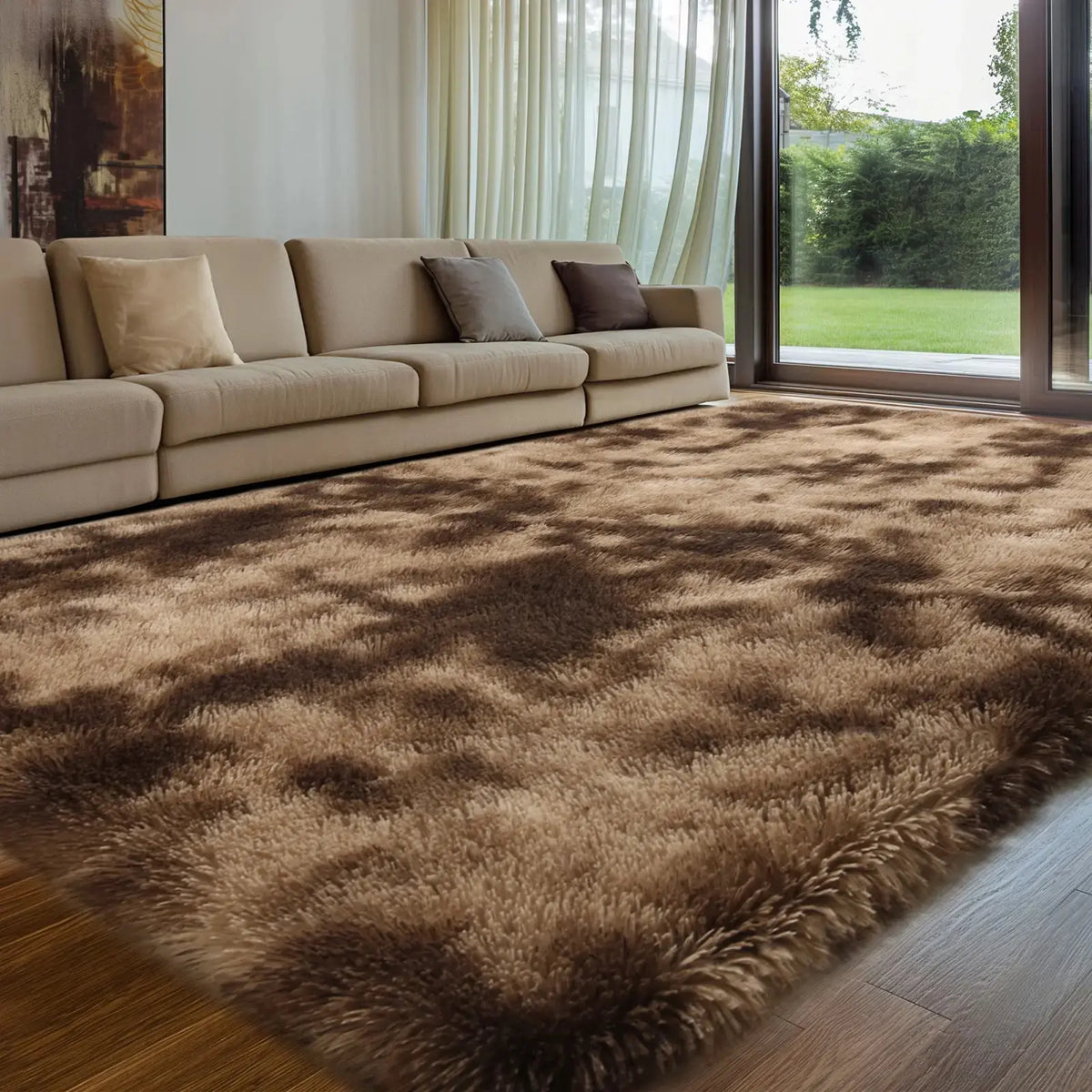 Shag Area Rugs for Bedroom & Living Room, Ultra Soft Fluffy Area Rugs for Dorm, Indoor Carpets, Nursery Rugs for Kids, Home Decorative Rugs