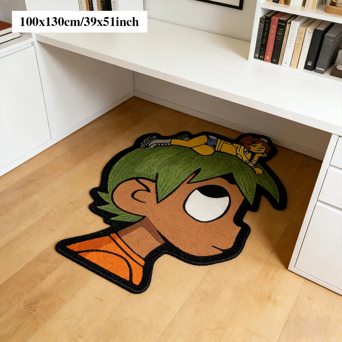 Hip-Hop Style Bedroom Rug, Sheepskin-Like Hallway Carpet, Soft Area Rug, Soft and Comfortable, Fun Design, Home Decor, Perfect for Entryways, Entrance Rug, House Decor Rug