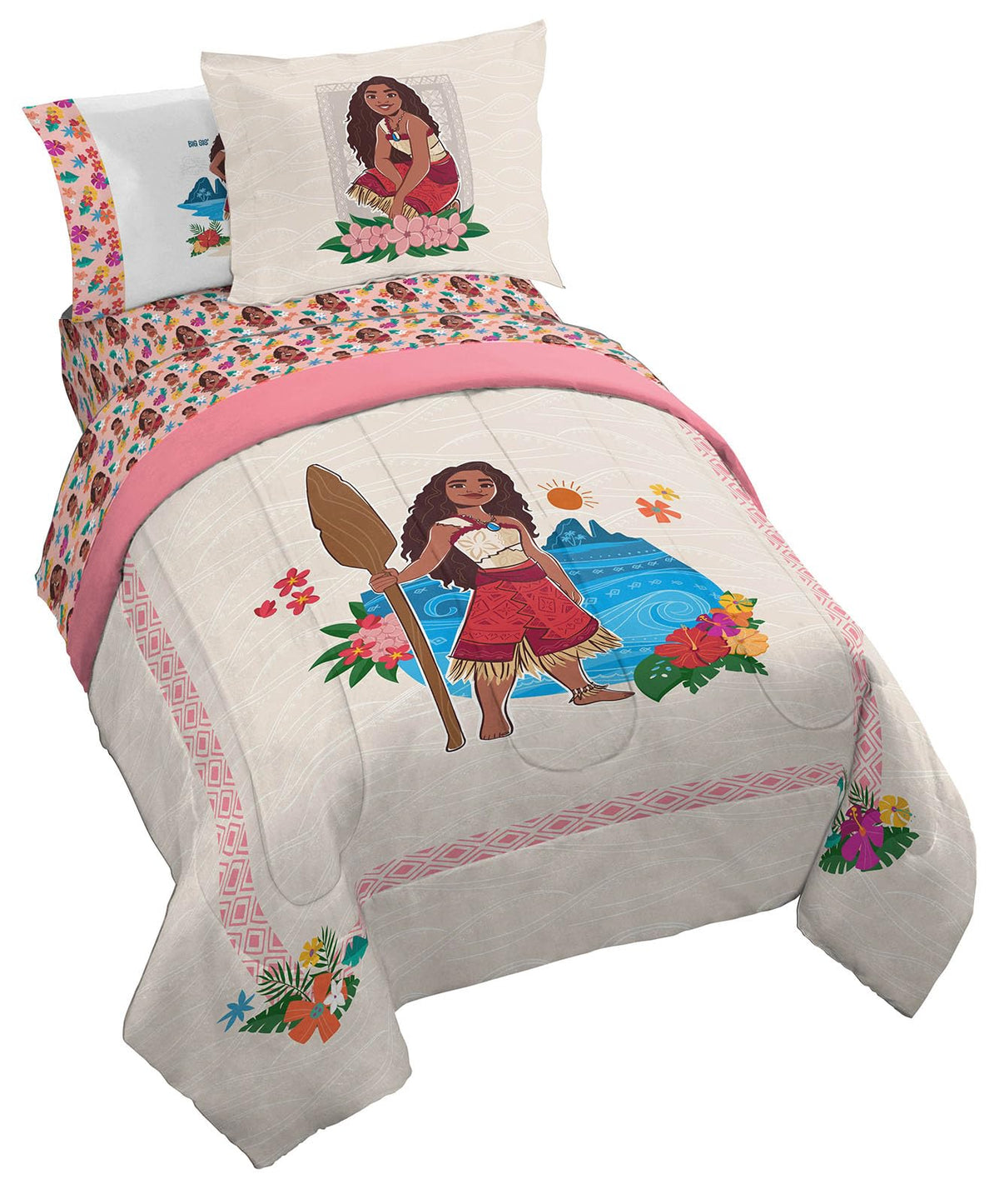 Bluey Bingo Twin Comforter Set 5 Piece Kids Bedding for Girls, Multi