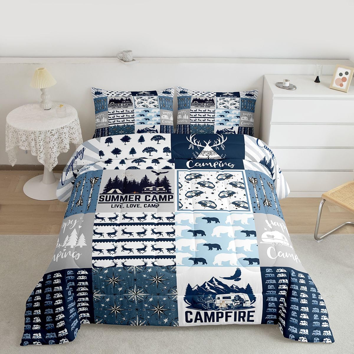 Erosebridal Girls Unicorn Comforter Set Twin Girls Bedding Set Cute Rainbow Unicorn Print Down Comforter Kids Cartoon Kawaii Duvet Insert Galaxy Stars Fantasy Room Decor Children Reversible Purple