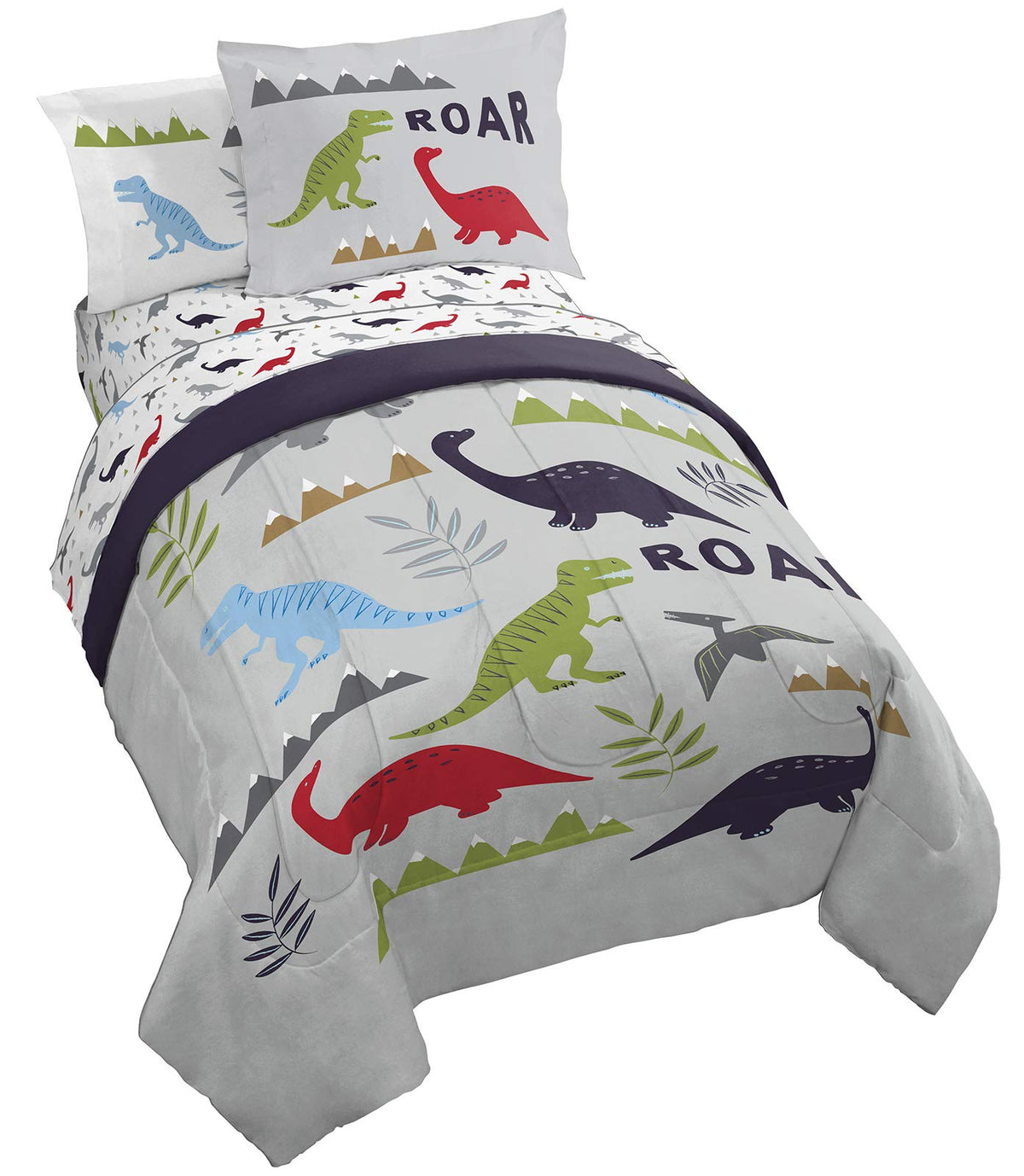 Bluey Bingo Twin Comforter Set 5 Piece Kids Bedding for Girls, Multi