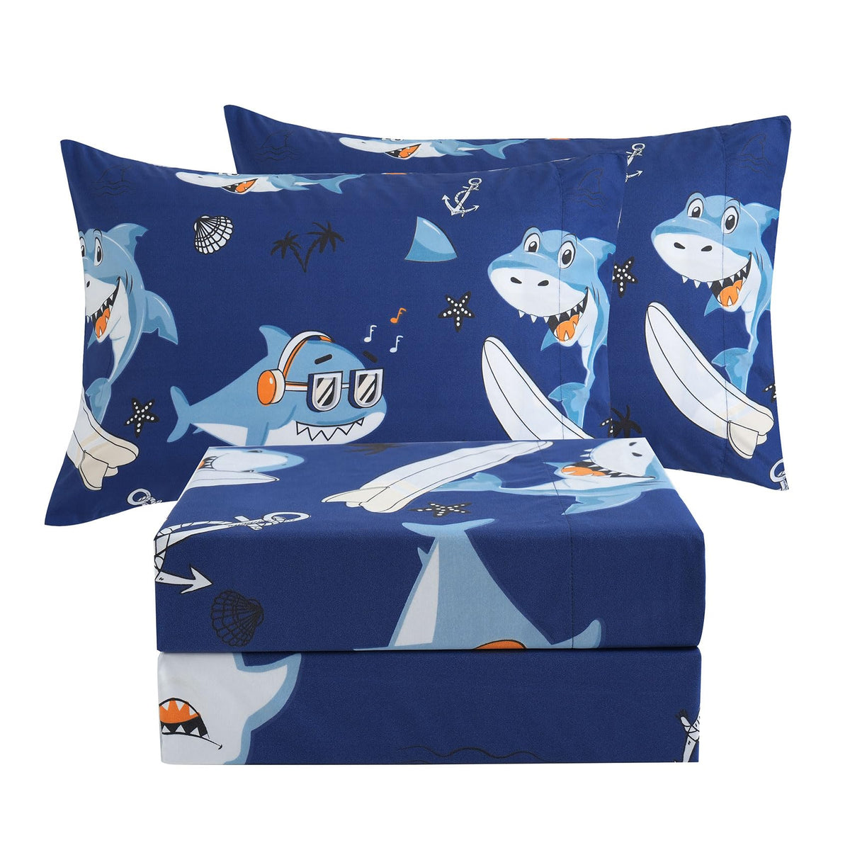 JSD Pink Unicorn Rainbow Kids Full Sheet Set for Girls 4 Piece