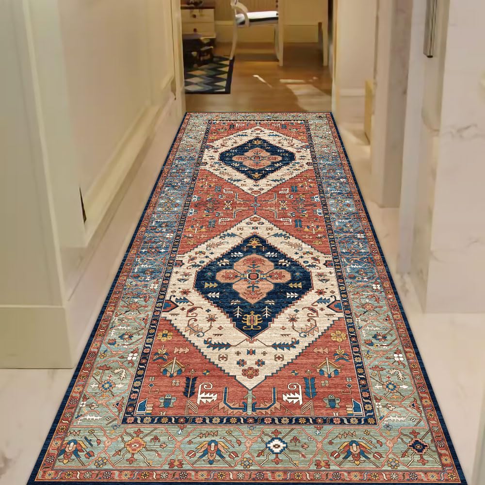 1.6x2.6 Small Area Rug, Washable Non-Slip for Entryway Green