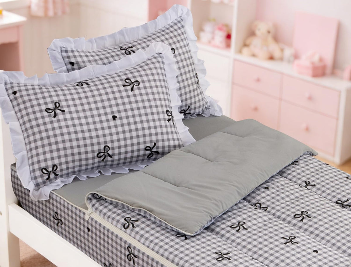 Meeting Story Zipper Bedding Twin Zip Up Bedding Set for Girls/Kids
