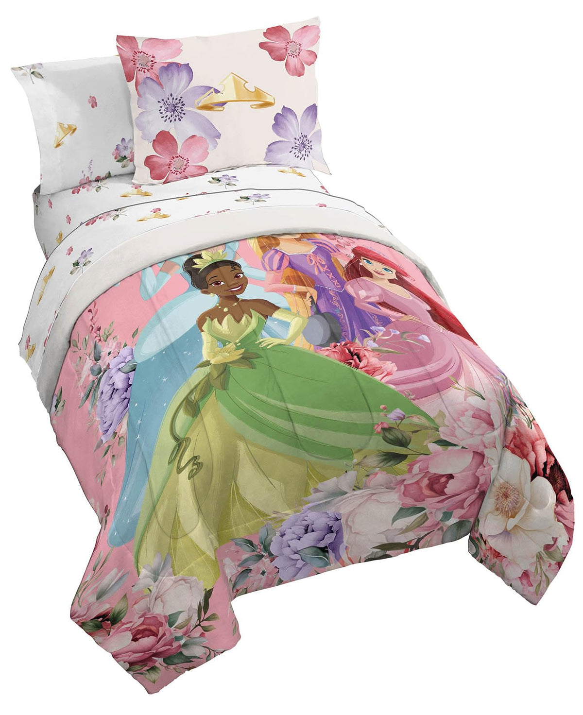 Disney Winnie The Pooh Twin Comforter Set 5 Piece Cartoon Bedding, Beige
