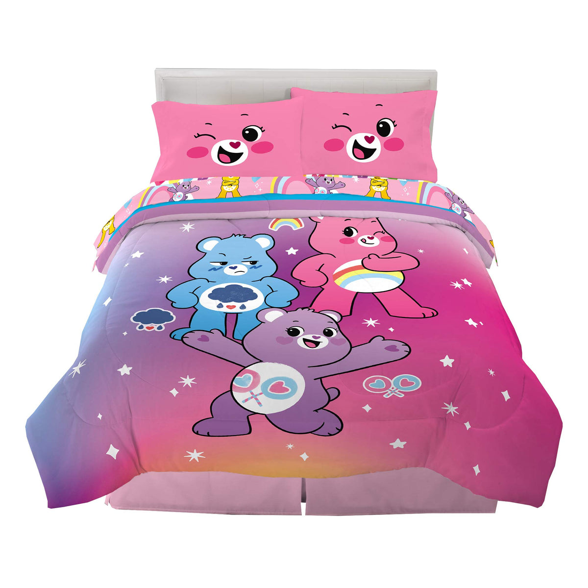 Franco Gabby's Dollhouse Kids Bedding Super Soft Microfiber Comforter and Sheet Set, 4 Piece Twin Size, (Officially Licensed Product)