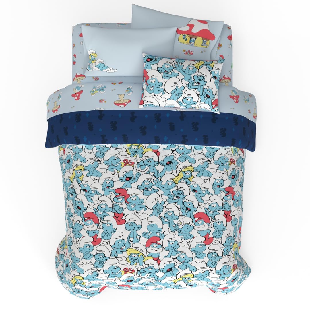 Franco Kids Bedding Super Soft Comforter and Sheet Set with Sham, 7 Piece Full Size, Paw Patrol