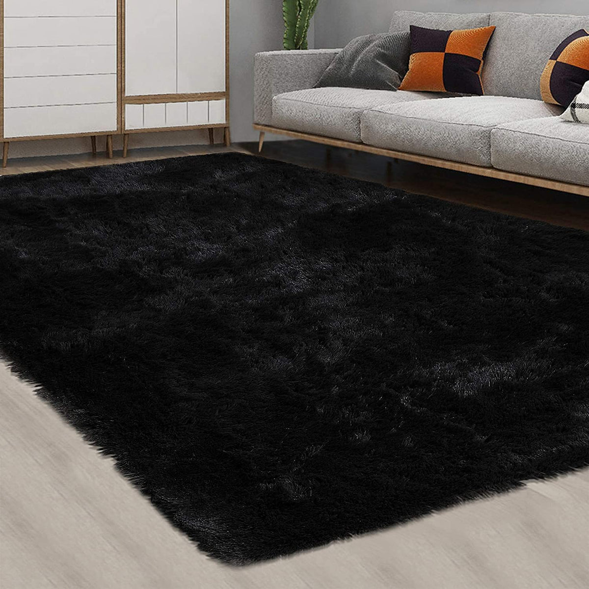 CAROMIO Shag Fluffy Area Rug Modern Indoor Plush Rug 8' x 10'