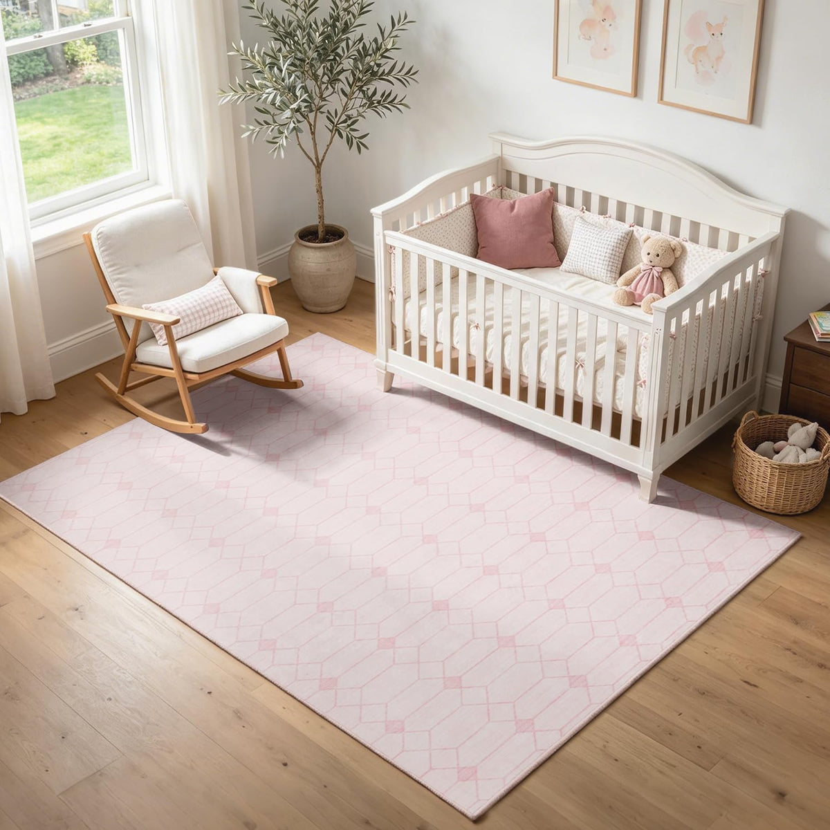 Washable Rugs 8x10 Area Rugs for Living Room,Ultra Soft Faux Wool Retro Carpets,Non Slip Backing,Durable Edge Binding,Stain Resistant,The Large Carpet for Bed Room,Dining Room,Office Decor
