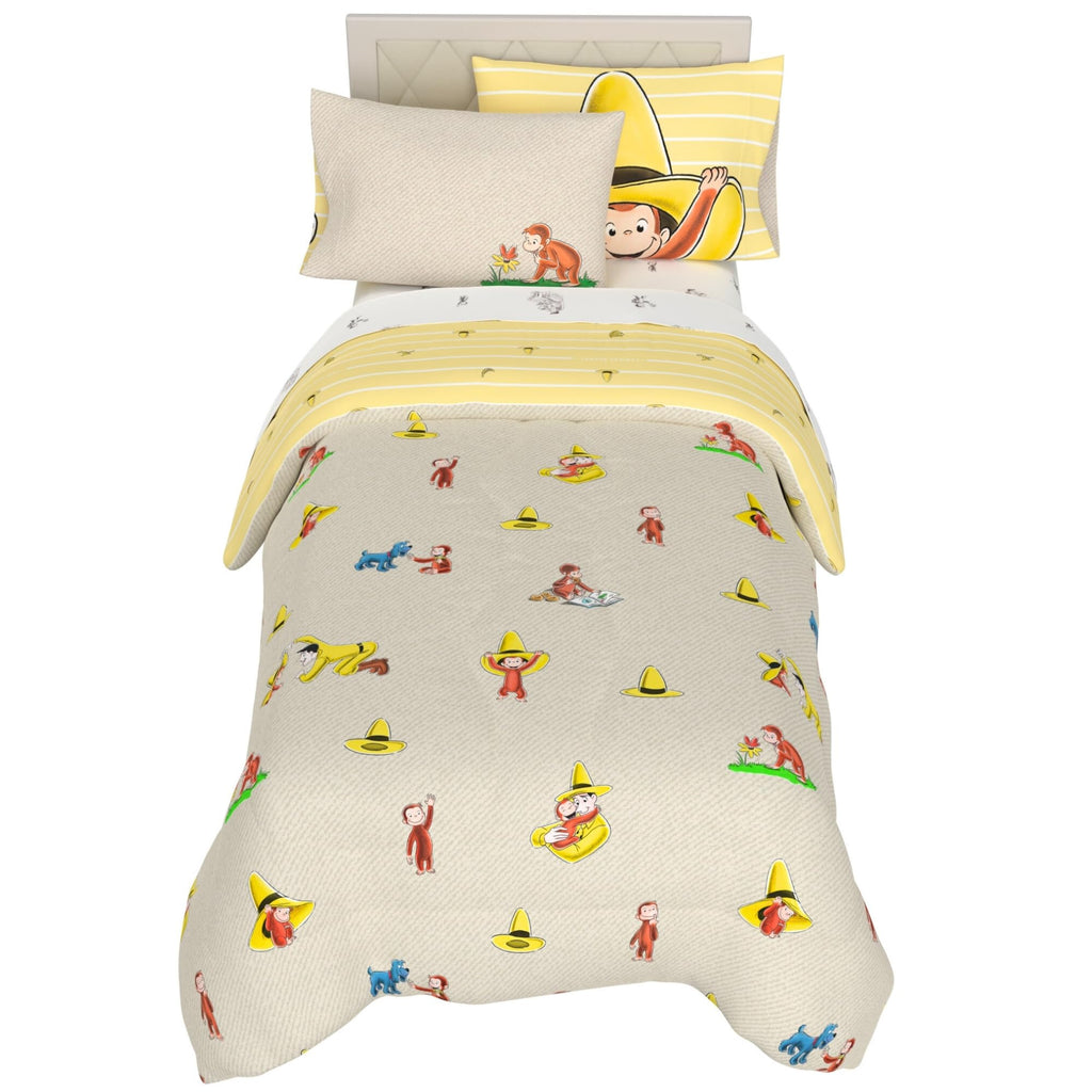 Peanuts® Snoopy Super Soft Reversible Comforter and Sheet Set, 4 Piece Twin Size, (Officially Licensed Product) by Franco Collectibles