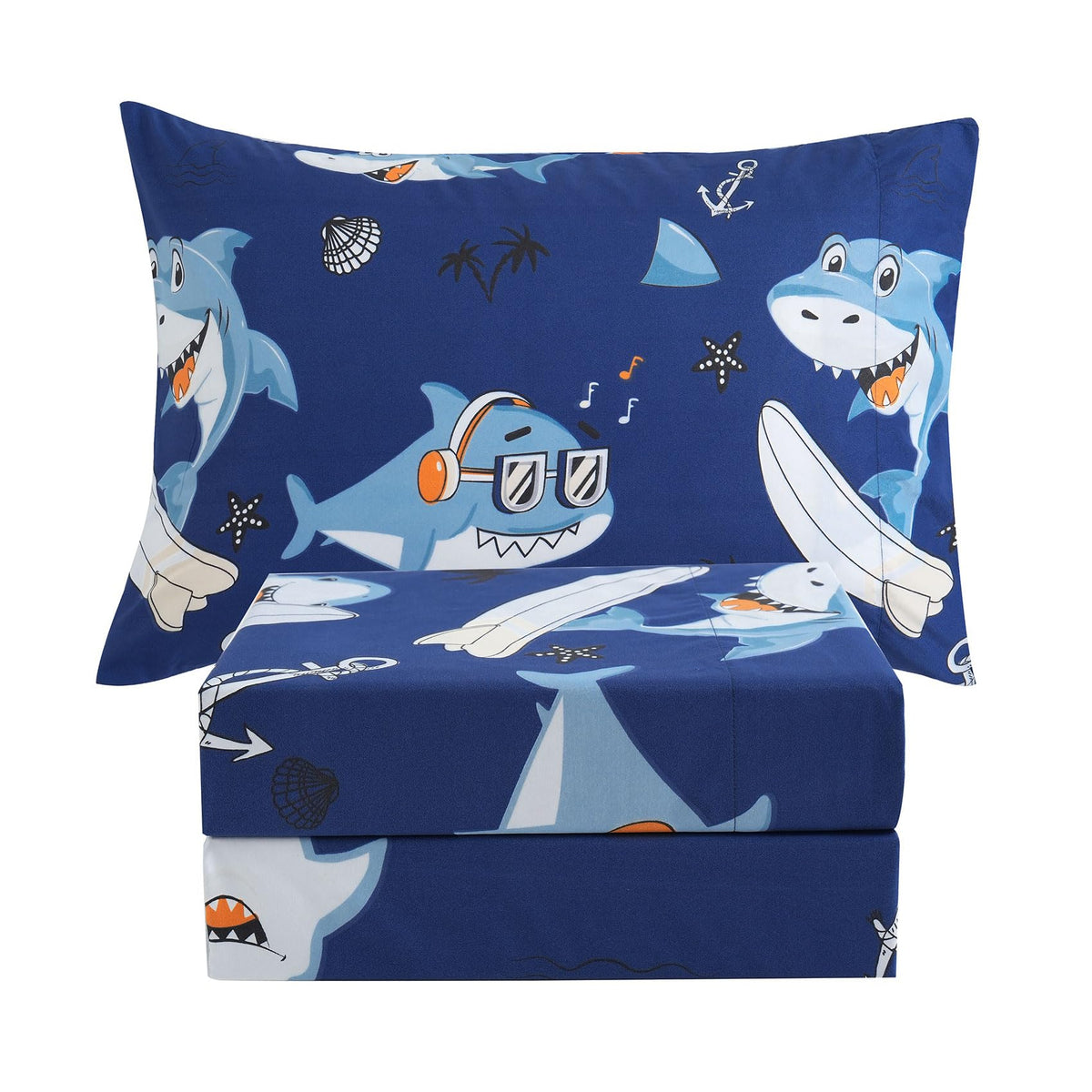JSD Pink Unicorn Rainbow Kids Full Sheet Set for Girls 4 Piece