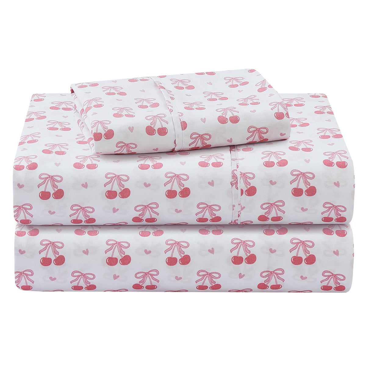 Viviland 3 Pieces Boys Blue Truck Twin Sheet Set - Soft Microfiber Fitted Flat Sheets & Pillowcase - Construction Truck Bedding Sets - for Kids & Toddlers