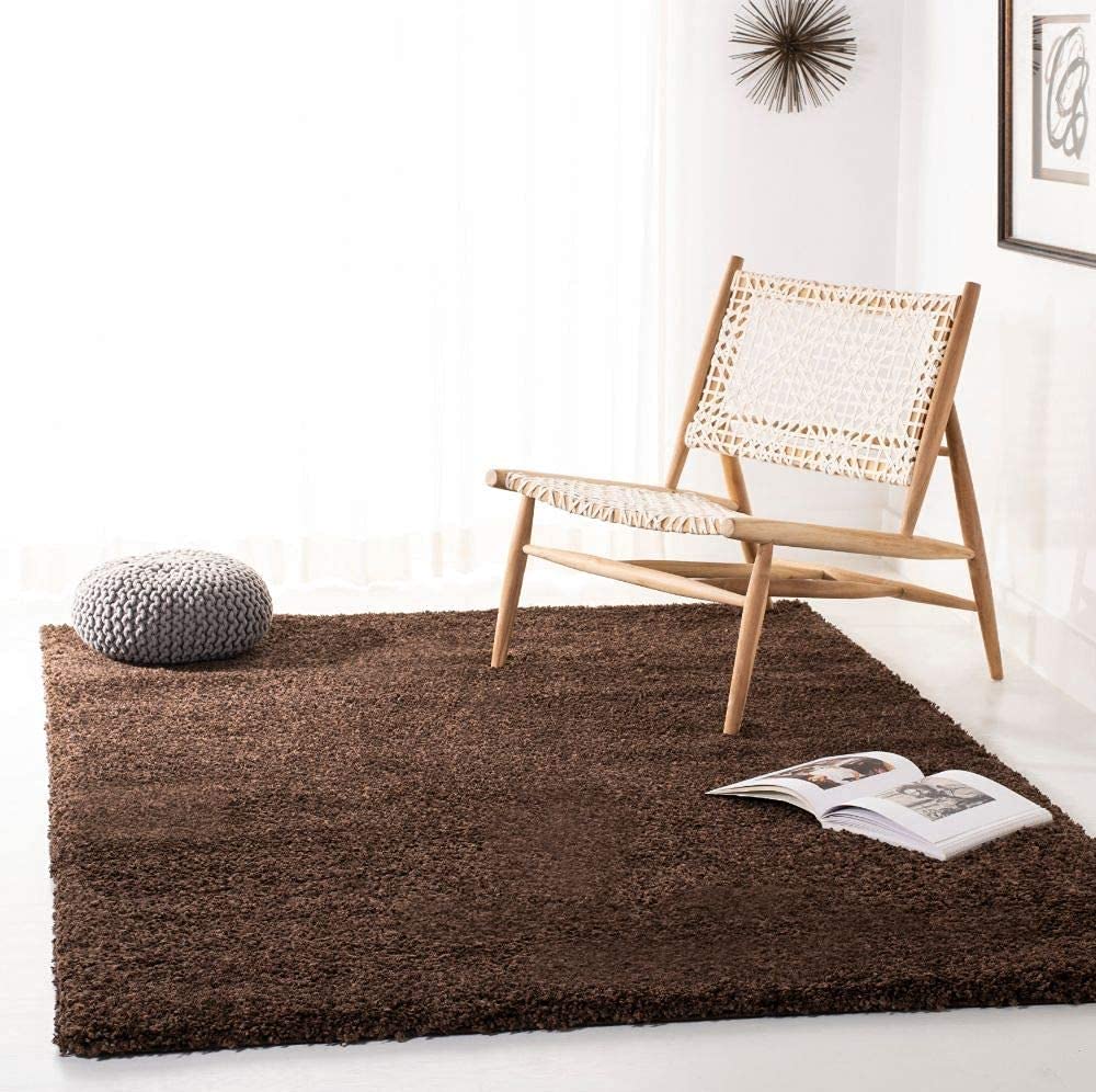 SAFAVIEH Area Rug 4x6 - California Shag Collection - Ivory, Non-Shedding & Easy to Clean, Ultra Plush Thick Pile, Ideal for Living Room, Bedroom, Dining Space (SG151-1212)