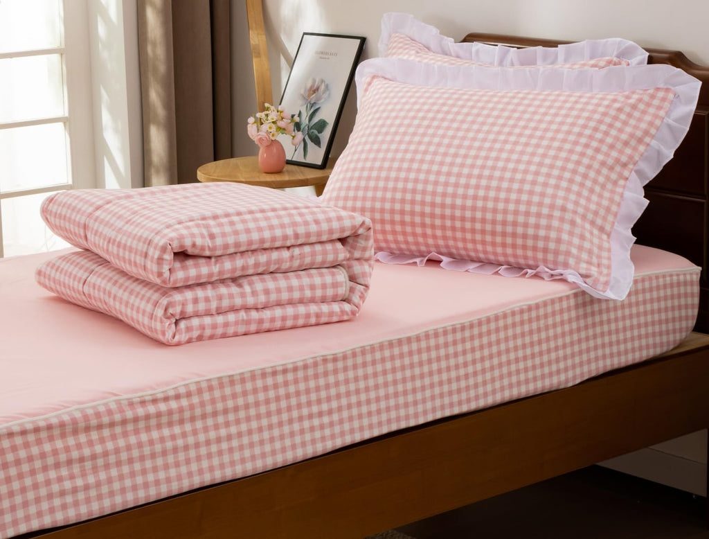 Meeting Story Zipper Bedding Twin Zip Up Bedding Set for Girls/Kids