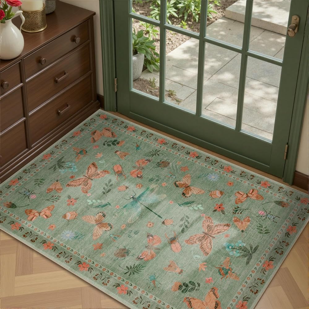 Rugxara Grey 5x7 Area Rugs for Bedroom & Living Room