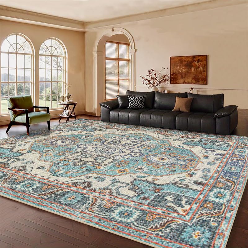 1.6x2.6 Small Area Rug, Washable Non-Slip for Entryway Green