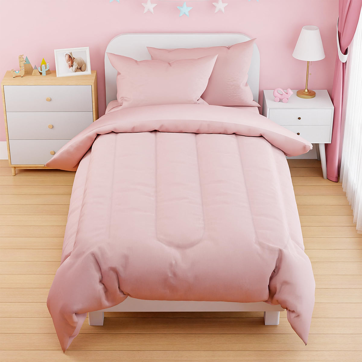SANDJEST Dinosaur Duvet Cover Sets Full Size for Kids Boys, Incude 1 Polyester Comforter Cover 80x90 Inches and 2 Pillowcases 20x26 Inches, Comforter Not Included, Gift for Christmas Birthday