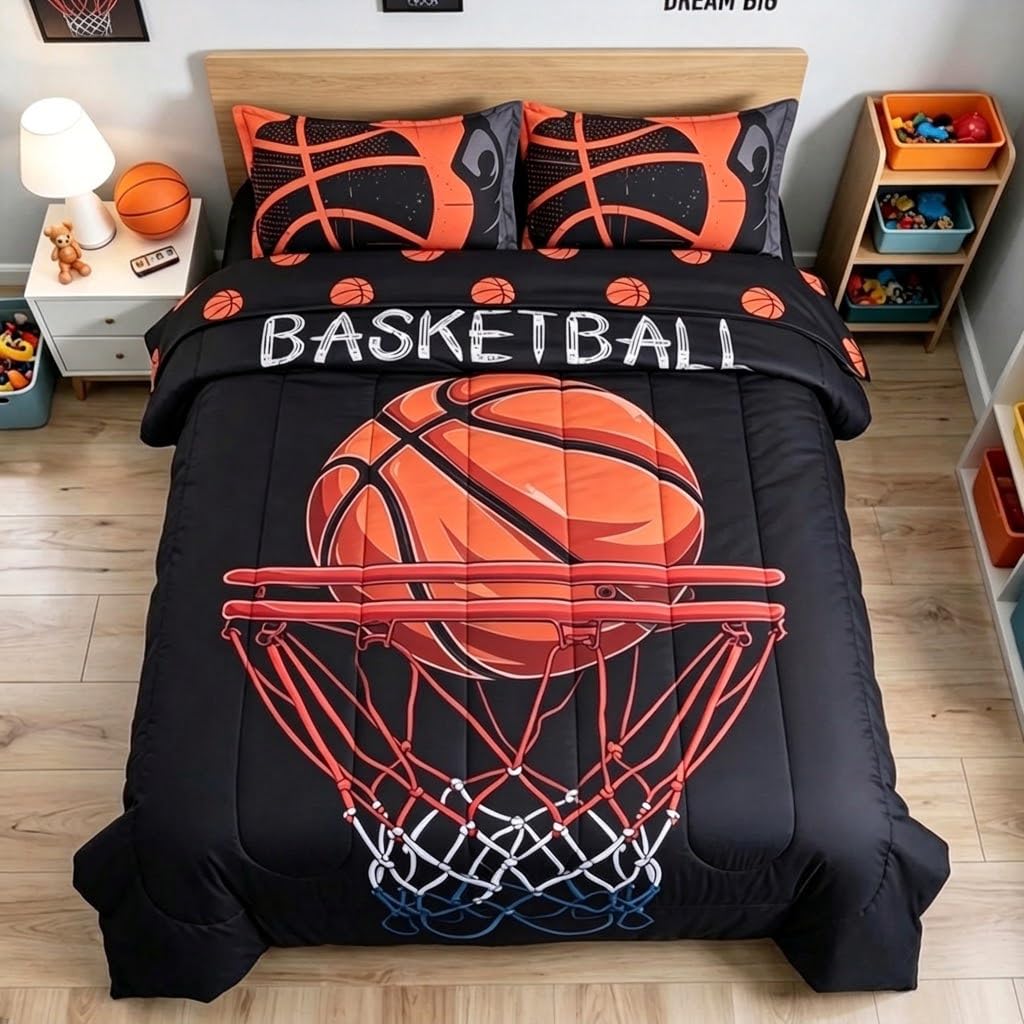 Dinosaur Bedding Set Twin for Boys 5 Pieces Wild Dino Comforter
