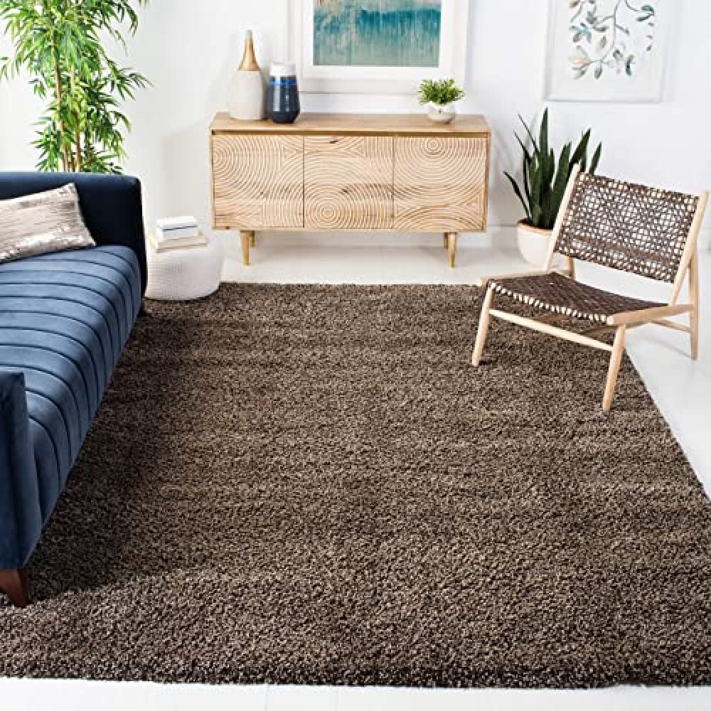 SAFAVIEH Area Rug 4x6 - California Shag Collection - Ivory, Non-Shedding & Easy to Clean, Ultra Plush Thick Pile, Ideal for Living Room, Bedroom, Dining Space (SG151-1212)