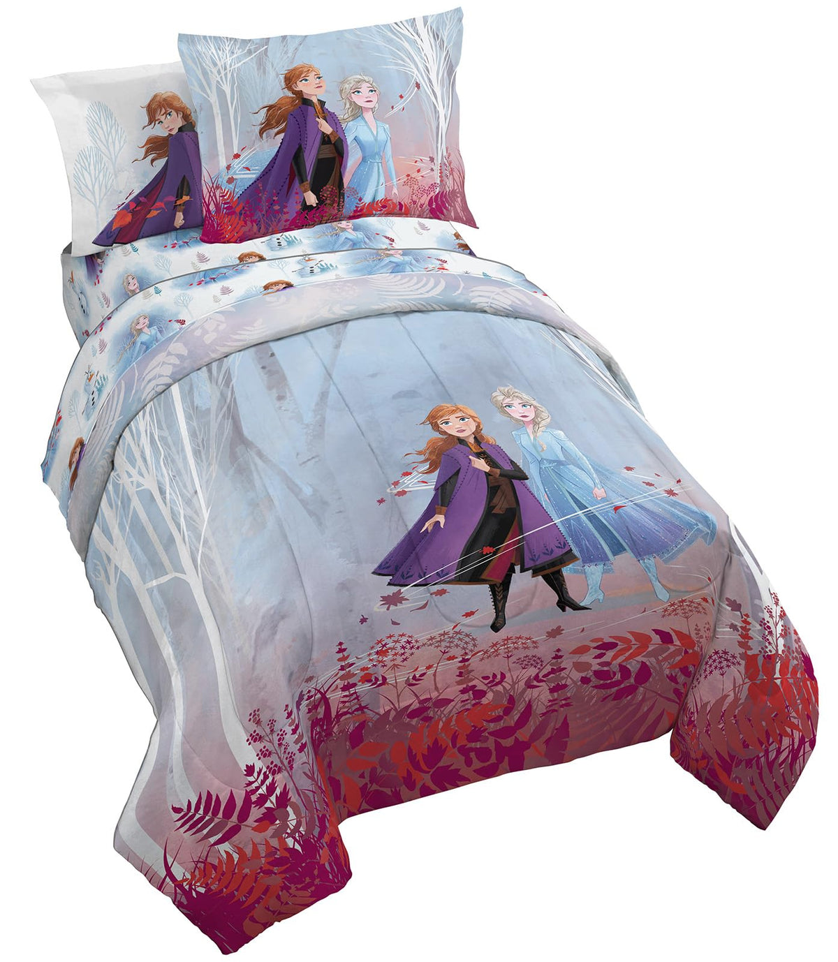 Disney Lilo & Stitch Twin Comforter Set, 5 Pc Bed in a Bag, Reversible