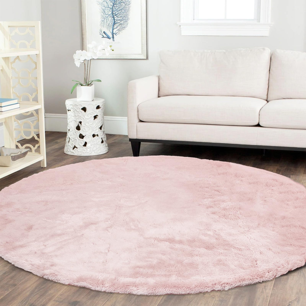Latepis Washable Rugs 3x5 White Fluffy Shag Rug Shaggy Rug for Living Room Super Soft Area Rugs for Bedroom Nursery