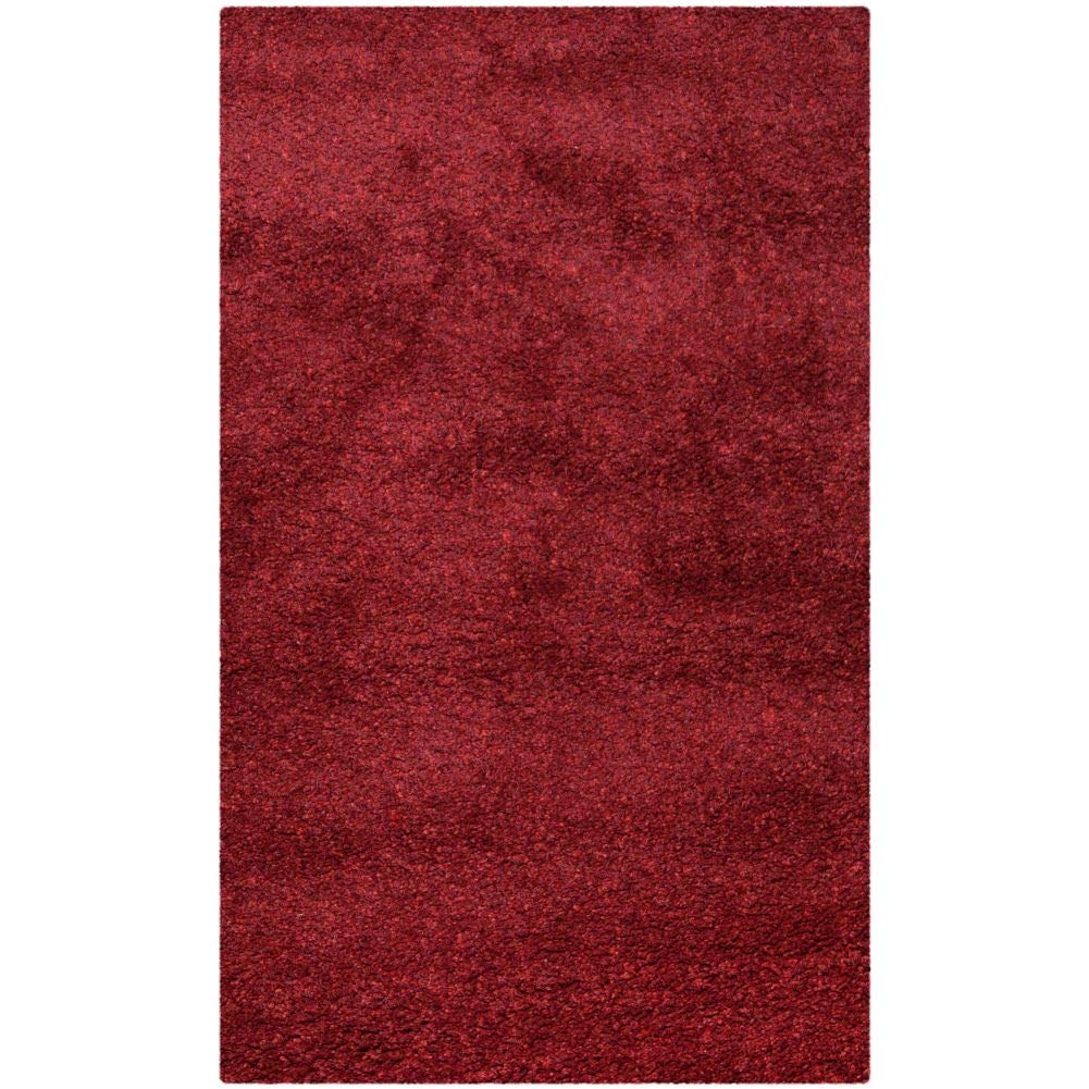 SAFAVIEH Area Rug 4x6 - California Shag Collection - Ivory, Non-Shedding & Easy to Clean, Ultra Plush Thick Pile, Ideal for Living Room, Bedroom, Dining Space (SG151-1212)