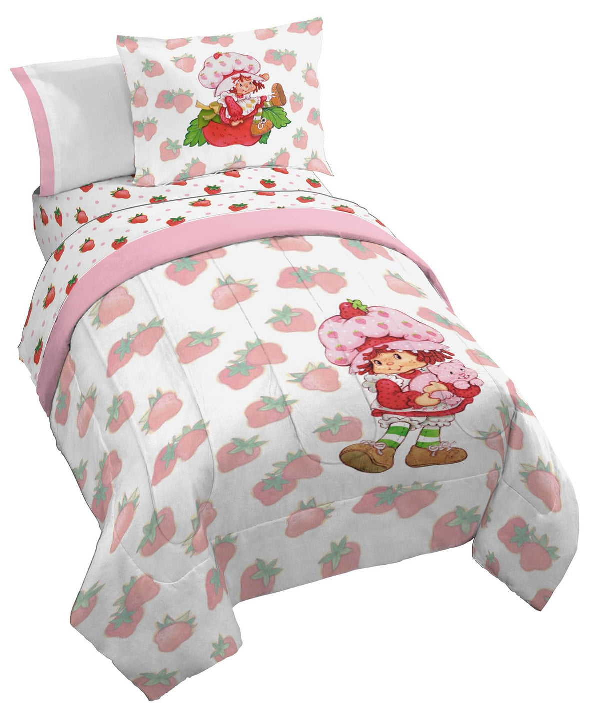 Disney Frozen Kids Full Comforter Set 7 Piece Bed in a Bag, Purple