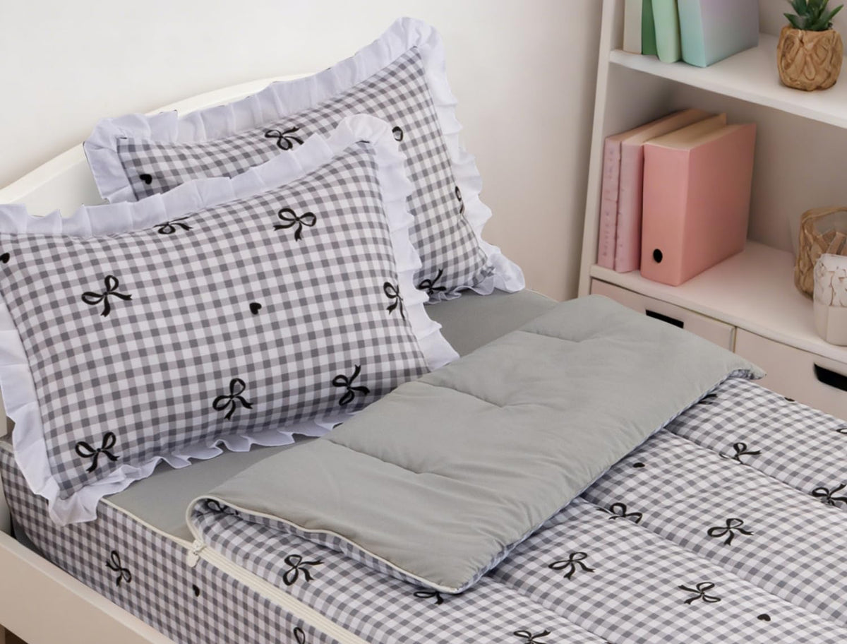 Meeting Story Zipper Bedding Twin Zip Up Bedding Set for Girls/Kids