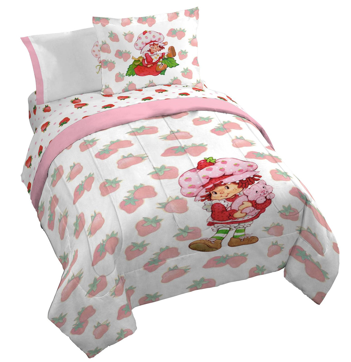 Disney Frozen Kids Full Comforter Set 7 Piece Bed in a Bag, Purple