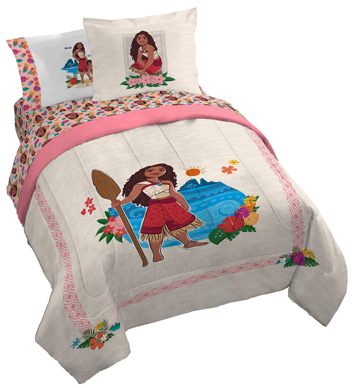 Bluey Bingo Twin Comforter Set 5 Piece Kids Bedding for Girls, Multi